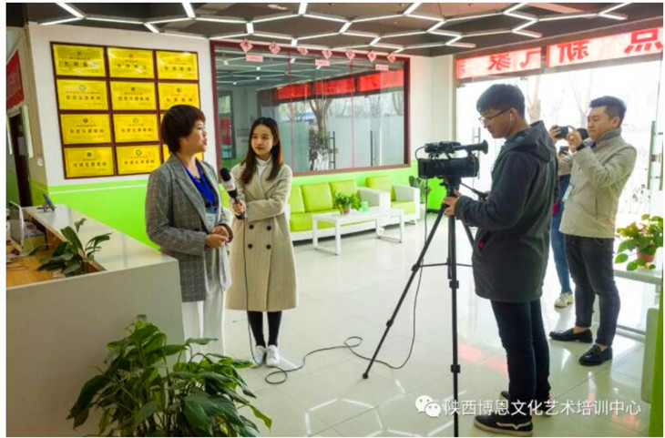 西安教育電視臺到我校進行采訪報道