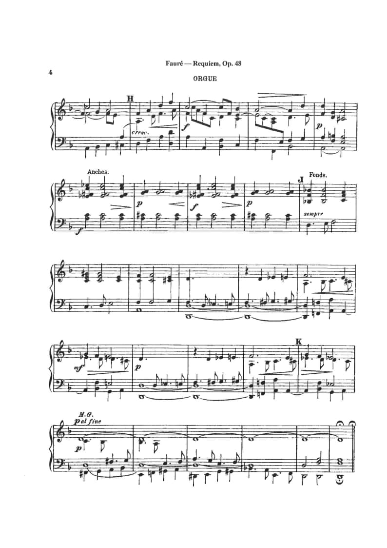 2021年中央音樂學(xué)院本科招生管風(fēng)琴招考方向復(fù)試指定曲目