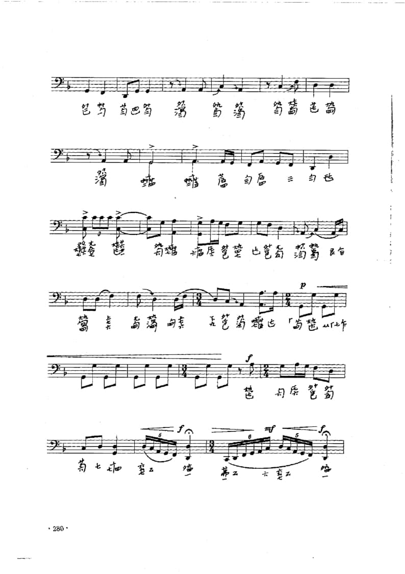 2021年中央音樂學(xué)院民樂系?？紡?fù)試規(guī)定曲目彈撥II組古琴-《三峽船歌》