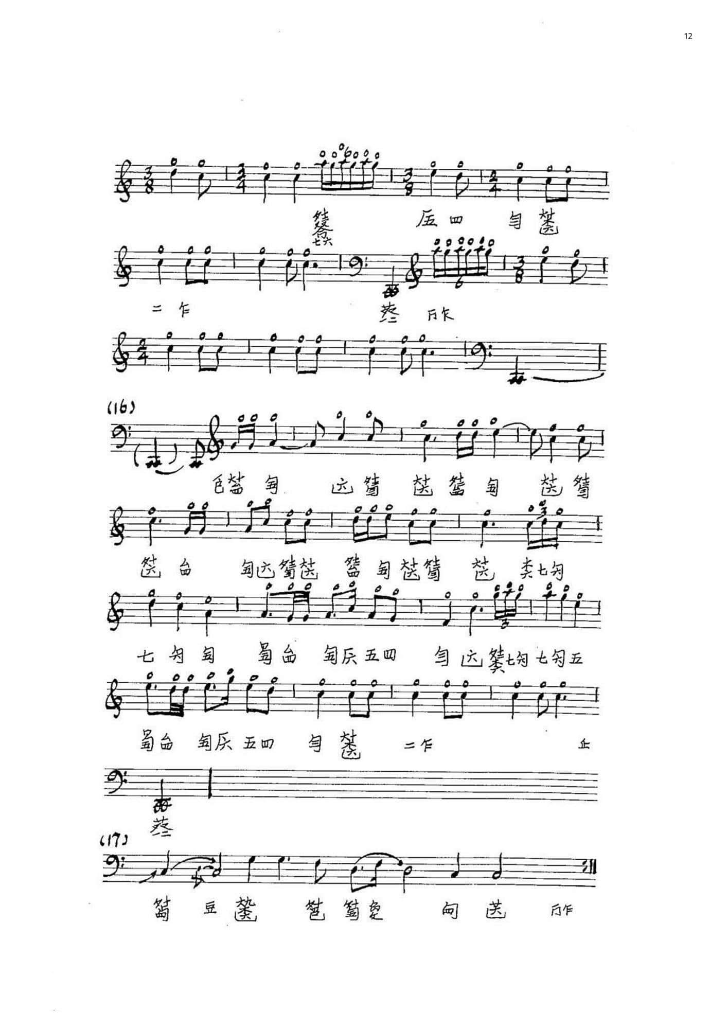 2021年中央音樂學院民樂系?？紡驮囈?guī)定曲目彈撥II組古琴-《廣陵散》