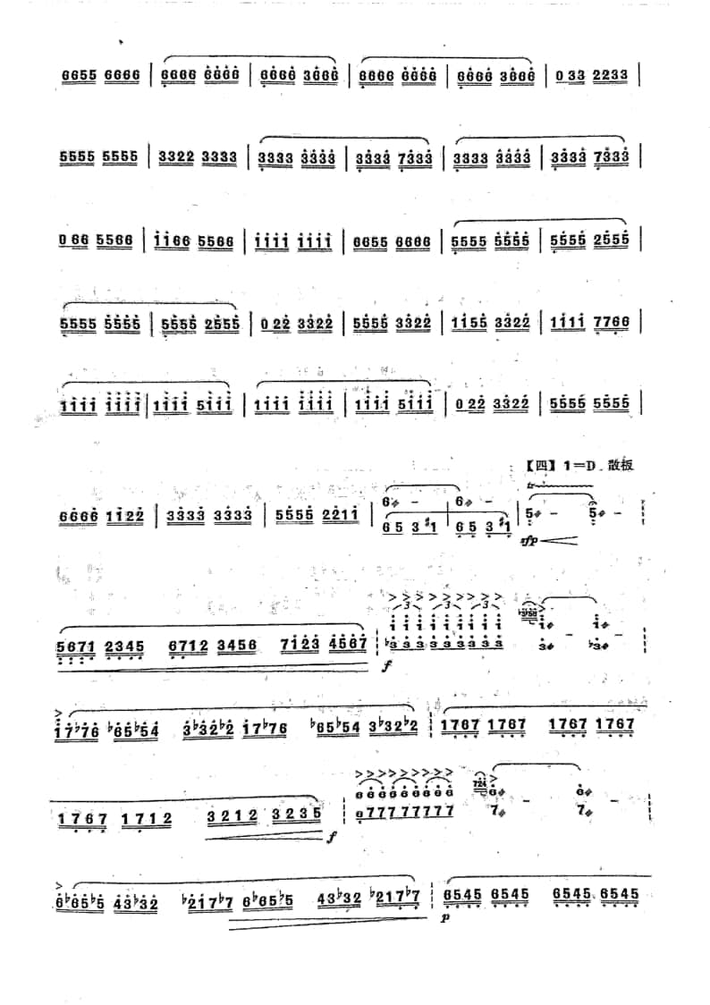 2021年中央音樂(lè)學(xué)院民樂(lè)系?？紡?fù)試規(guī)定曲目彈撥II組揚(yáng)琴-《林沖夜奔》