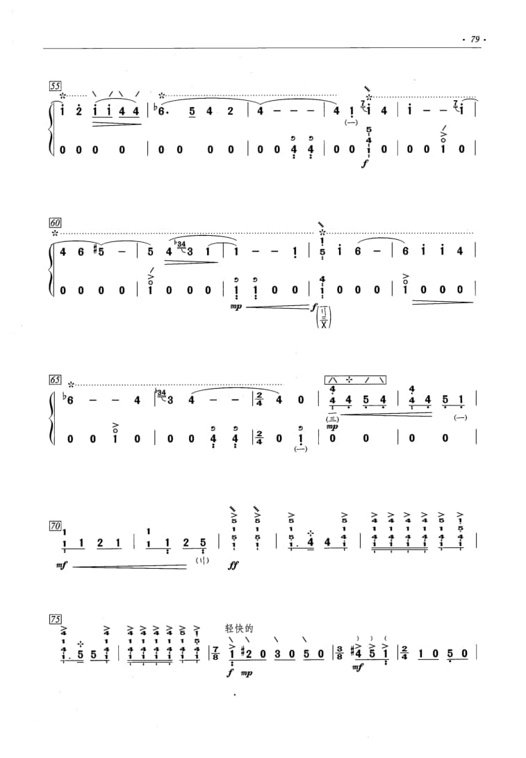 2021年中央音樂(lè)學(xué)院民樂(lè)系校考復(fù)試曲目彈撥I組琵琶-《山之舞》