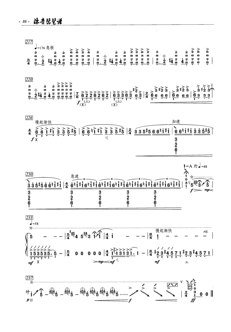 2021年中央音樂(lè)學(xué)院民樂(lè)系?？紡?fù)試曲目彈撥I組琵琶-《山之舞》