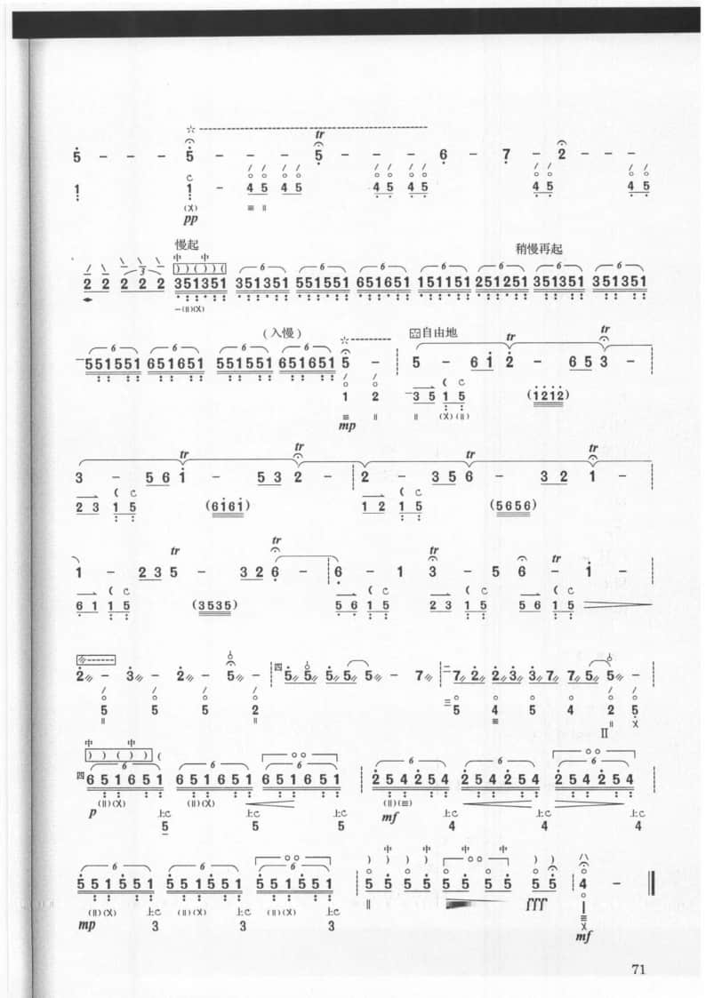 2021年中央音樂學(xué)院民樂系?？紡?fù)試曲目彈撥I組琵琶-《天鵝》