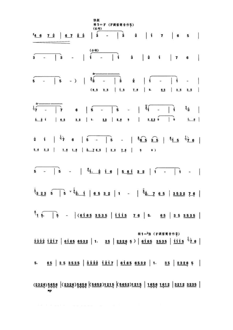 2021年中央音樂學院民樂系?？紡驮嚽抗軜方M笛子-《走西口》