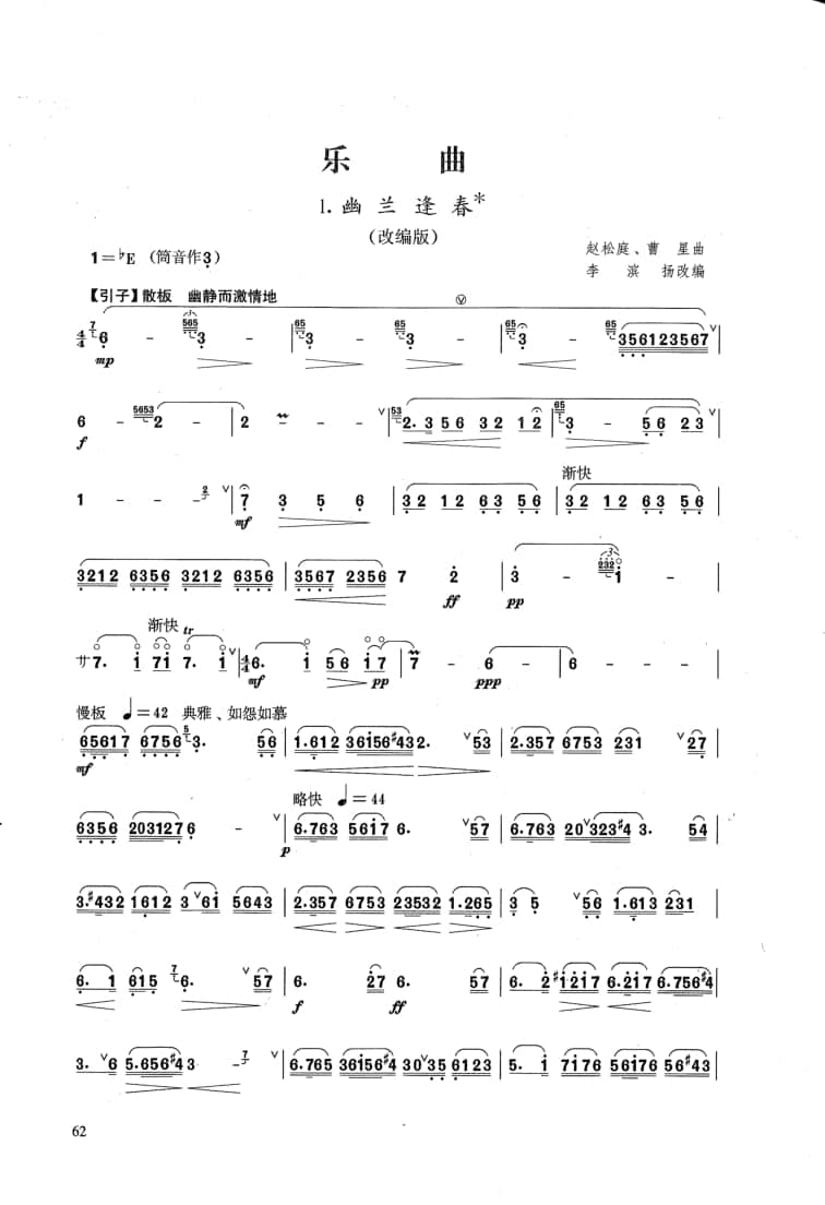 2021年中央音樂學(xué)院民樂系?？紡?fù)試曲目管樂組笛子-《幽蘭逢春》