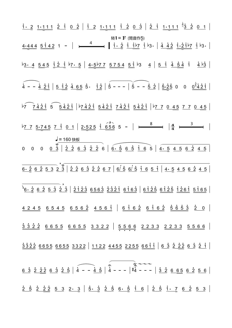 2021年中央音樂學(xué)院民樂系?？紡?fù)試曲目管樂組笛子-《陜北四章》IV樂章