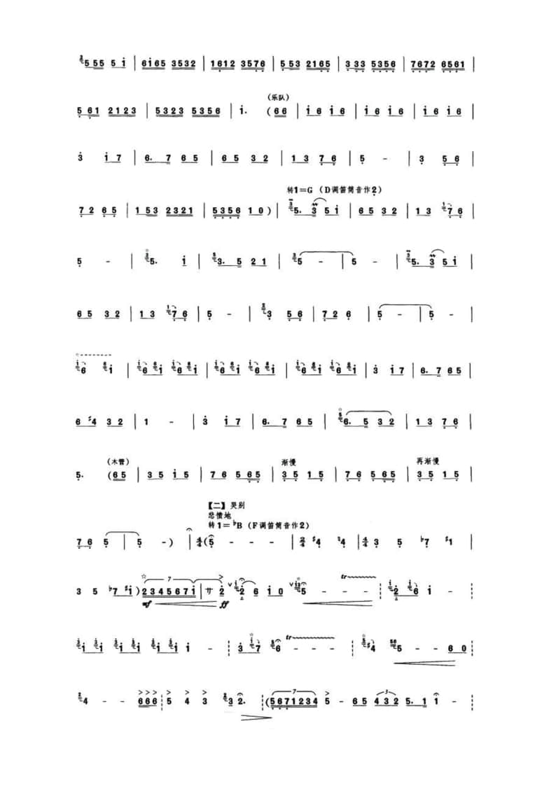 2021年中央音樂學院民樂系?？紡驮嚽抗軜方M笛子-《走西口》