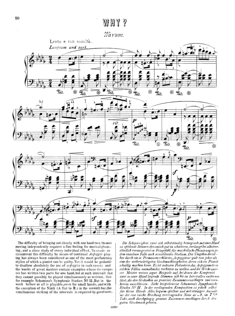 舒曼幻想曲集《為什么》-2020年中央音樂學(xué)院音樂教育學(xué)院招生鋼琴曲目(外國作品)