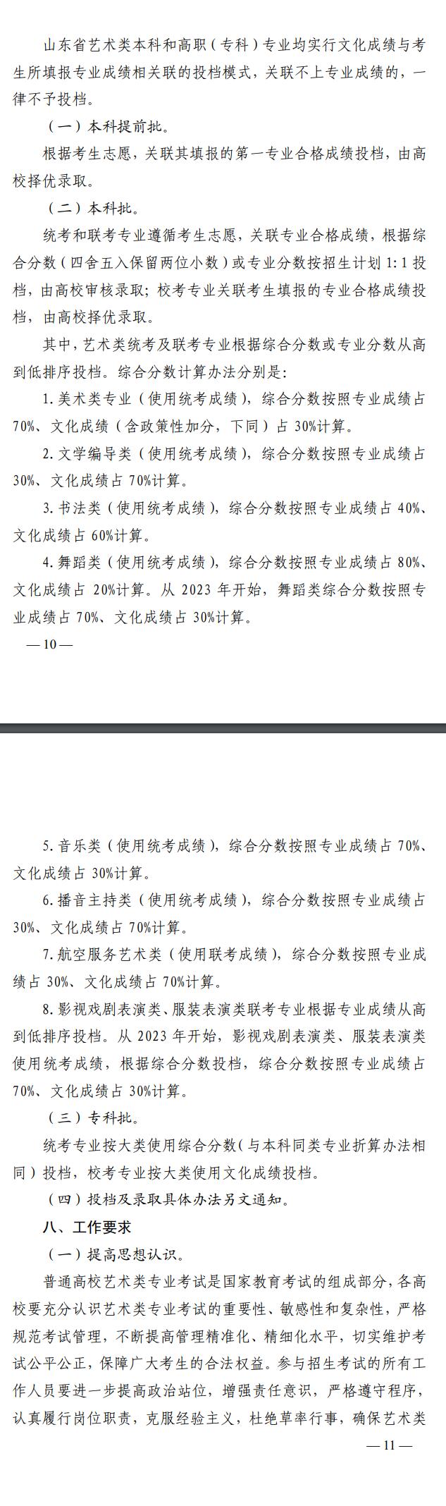 山東省教育廳關(guān)于印發(fā)《山東省2022年普通高等學(xué)校藝術(shù)類專業(yè)招生工作實(shí)施方案》的通知