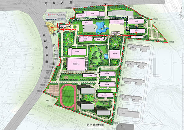 江西藝術職業(yè)學院考點平面圖