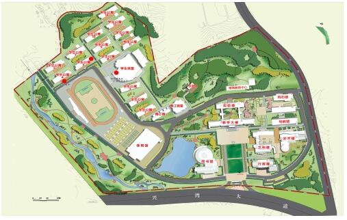 豫章師范學(xué)院考點(diǎn)平面圖